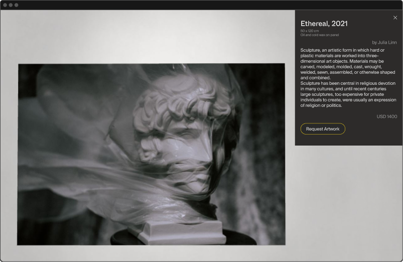 Artwork detail — 3D scene