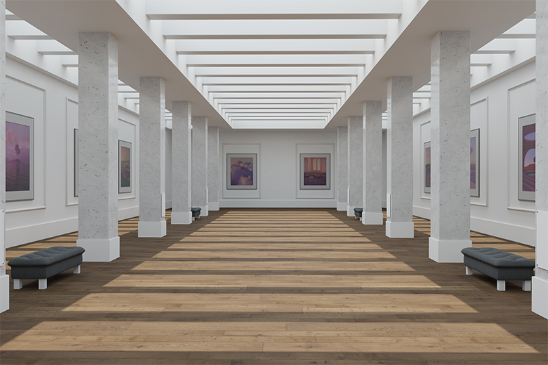 Featured template — Skylight Hall